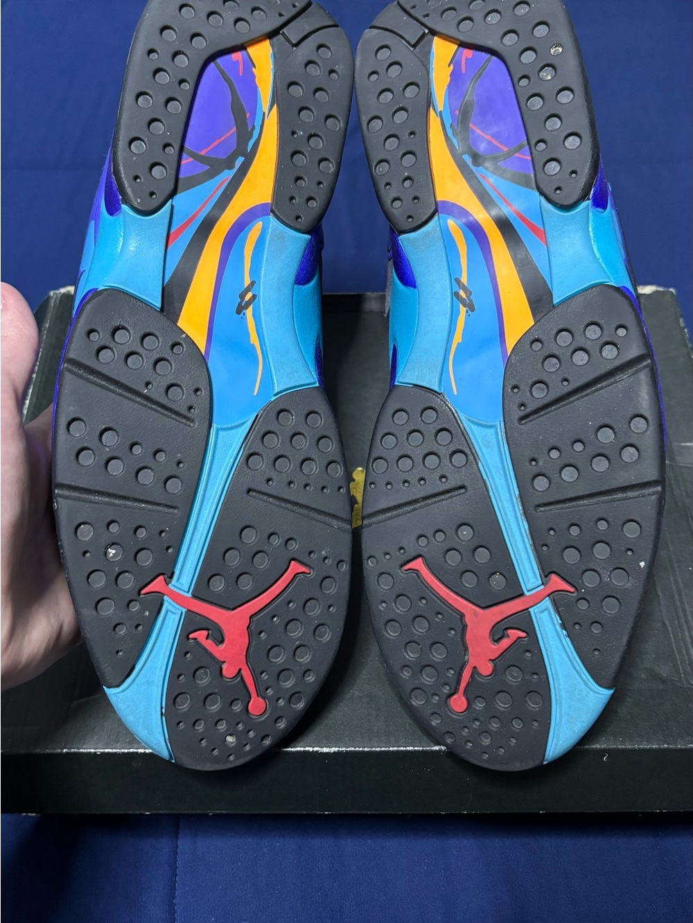 Jordan 8 Retro OG Aqua Size 13 - Picture 5 of 8